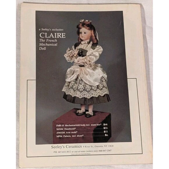 1983 Doll Reader Magazine Collectors Guide Miniatures 80s  Patterns Lot Of 5 Vtg - Picture 7 of 16